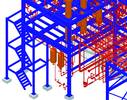 Recapturing existing piping structures in the Polifin plant at Sasolburg, is not an easy task. To date Dawid Muller has spent two years redrawing the plant from existing paper and computer drawings